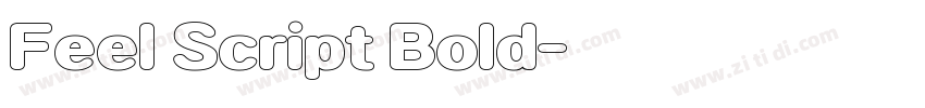 Feel Script Bold字体转换